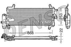 DENSO DCN09093 — Radiator aer condiționat