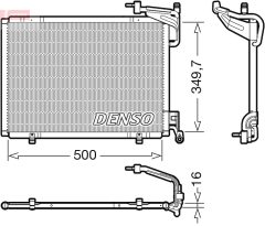 DENSO DCN10054 — Радиатор кондиционера
