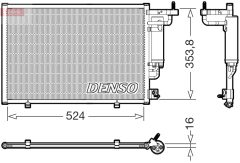 DENSO DCN10059 — Радиатор кондиционера