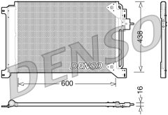 DENSO DCN12004 — Радиатор кондиционера