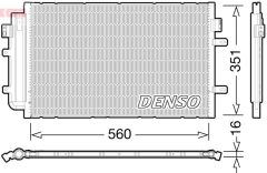 DENSO DCN12005 — Радиатор кондиционера
