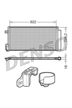 DENSO DCN13110 — Радиатор кондиционера