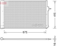 DENSO DCN15001 — Radiator aer condiționat