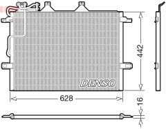 DENSO DCN17018 — Radiator aer condiționat