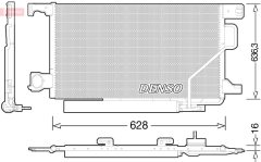 DENSO DCN17023 — Радиатор кондиционера