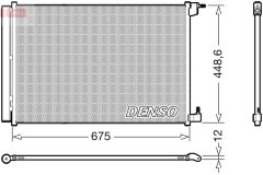 DENSO DCN17060 — Радиатор кондиционера