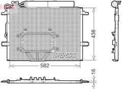 DENSO DCN17065 — Radiator aer condiționat