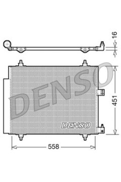 DENSO DCN21005 — Радиатор кондиционера