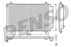 DENSO DCN21017 — Радиатор кондиционера