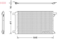 DENSO DCN21021 — Radiator aer condiționat