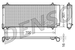 DENSO DCN21027 — Радиатор кондиционера