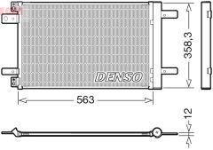 DENSO DCN21032 — Радиатор кондиционера