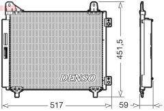 DENSO DCN21035 — Радиатор кондиционера