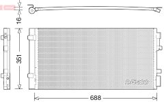 DENSO DCN23034 — Радиатор кондиционера