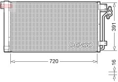 DENSO DCN32020 — Радиатор кондиционера
