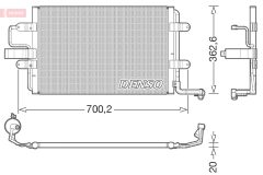 DENSO DCN32022 — Radiator aer condiționat