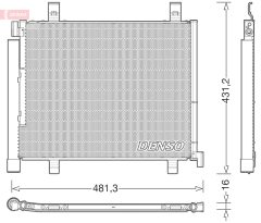 DENSO DCN32023 — Radiator aer condiționat