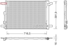 DENSO DCN32024 — Радиатор кондиционера