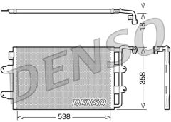 DENSO DCN32026 — Radiator aer condiționat