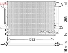 DENSO DCN32027 — Радиатор кондиционера