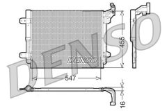 DENSO DCN32062 — Радиатор кондиционера
