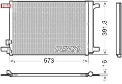 DENSO DCN32066 — Radiator aer condiționat