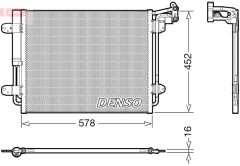 DENSO DCN32067 — Радиатор кондиционера