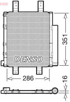 DENSO DCN35005 — Radiator aer condiționat