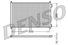 DENSO DCN40006 — Radiator aer condiționat