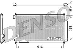 DENSO DCN40009 — Radiator aer condiționat