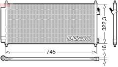 DENSO DCN40026 — Radiator aer condiționat