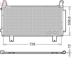 DENSO DCN40032 — Radiator aer condiționat