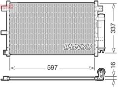 DENSO DCN44001 — Радиатор кондиционера