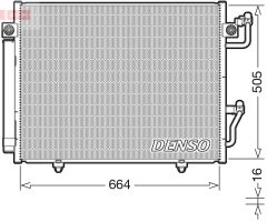 DENSO DCN45005 — Radiator aer condiționat