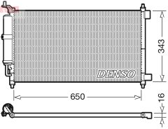 DENSO DCN46007 — Radiator aer condiționat