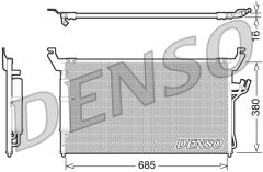 DENSO DCN46013 — Радиатор кондиционера