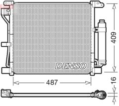 DENSO DCN46019 — Radiator aer condiționat