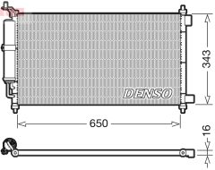 DENSO DCN46020 — Radiator aer condiționat