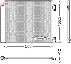 DENSO DCN46026 — Radiator aer condiționat
