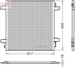 DENSO DCN46027 — Радиатор кондиционера