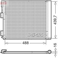 DENSO DCN46028 — Радиатор кондиционера