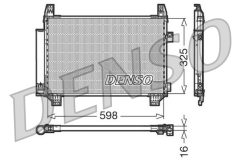 DENSO DCN50007 — Радиатор кондиционера