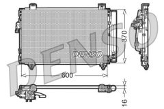 DENSO DCN50014 — Radiator aer condiționat