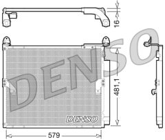DENSO DCN50019 — Radiator aer condiționat