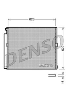 DENSO DCN50021 — Radiator aer condiționat