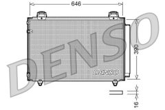 DENSO DCN50024 — Radiator aer condiționat