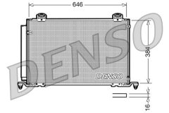 DENSO DCN50027 — Radiator aer condiționat