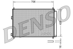 DENSO DCN50030 — Радиатор кондиционера