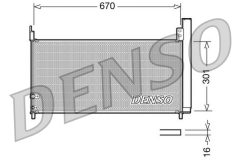 DENSO DCN50037 — Радиатор кондиционера