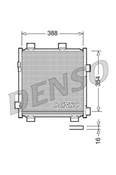 DENSO DCN50040 — Радиатор кондиционера